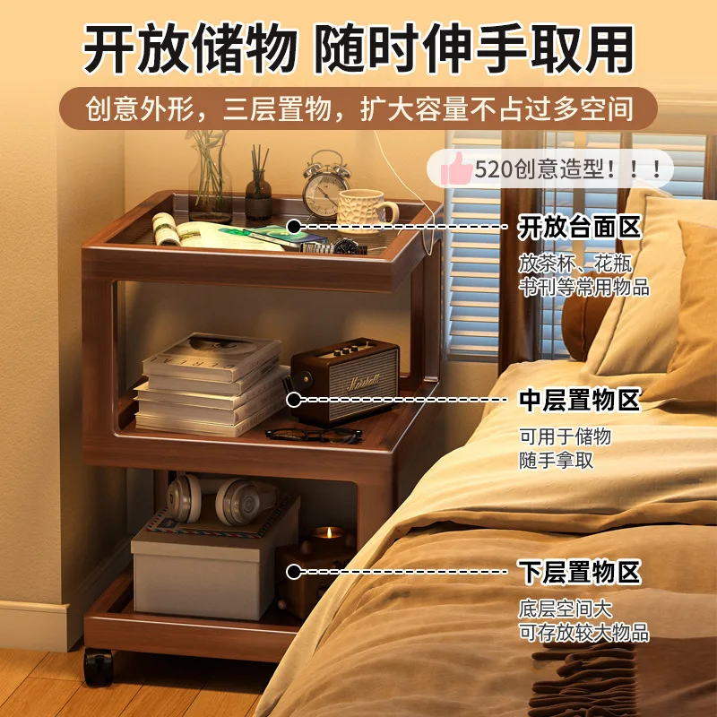 INS bedside table, creative, suitable for home use, living room, sofa side shelf