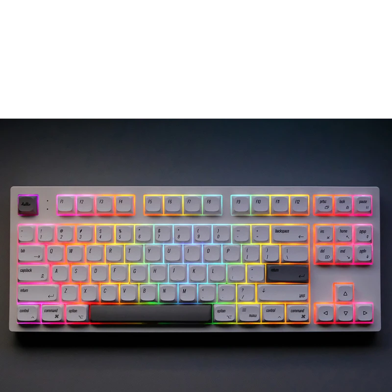 133 Keys MAC Keycaps XDA Profile English Keycaps PBT Dye Sublimation Mechanical Keyboard Keycap For MX Switch 61 68 71 84 96 104