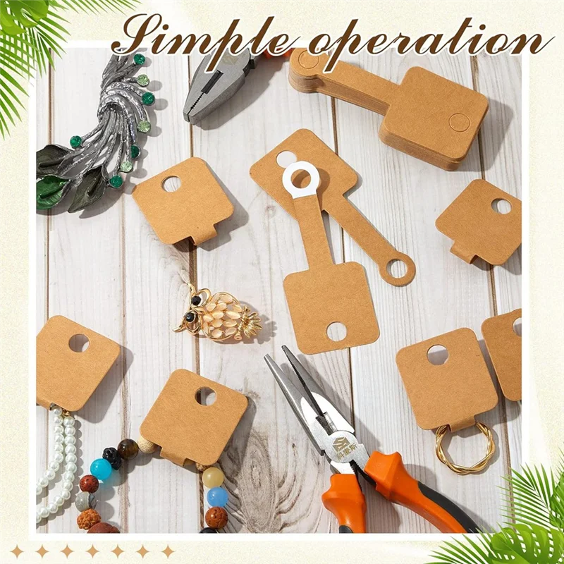 

ABWR-300Pcs Self Adhesive Bracelet Display Cards Bracelet Display Cards Jewelry Packaging Selling Card For Keychain