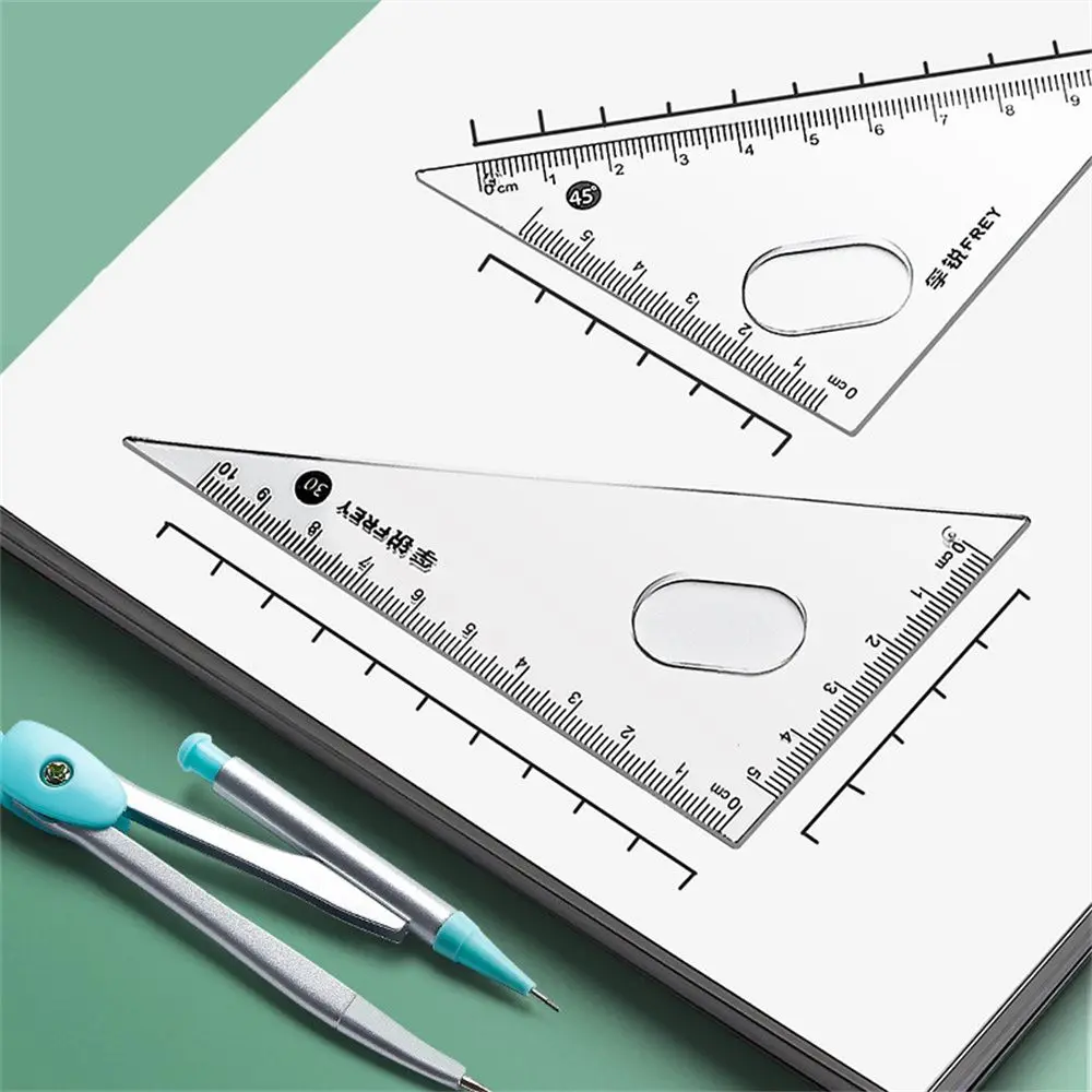 Imagem -06 - Conjunto de Ferramentas Geométricas Matemáticas Desenho Bússola Multifuncional Transferidor Régua Borracha Pcs