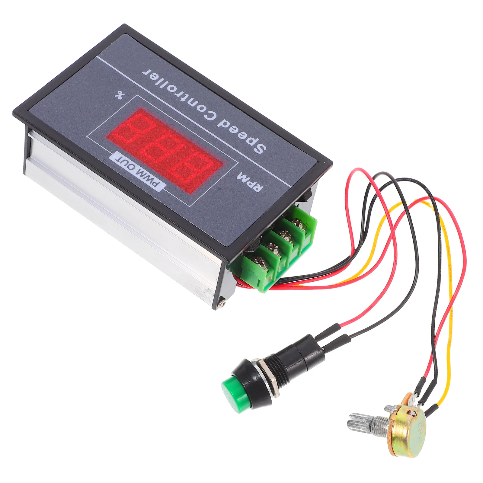 

DC Motor Speed Controller 6V12V24V48V Digital Power Regulator PWM Driver Adjustable Module Speed Switch Display Case