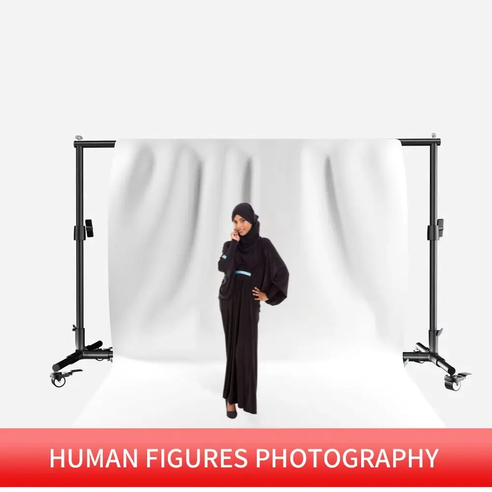 2x2M 2x3M Photo Studio Wheels Backgrounds Professionally Photographic Moveable Backdrops Stand Support System Kit Adjust Height