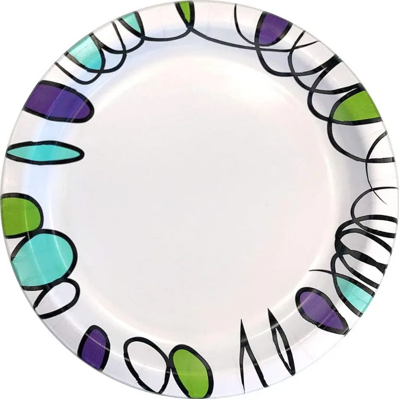 Ultra Paper Plates, 9 Inch, Disposable, 880 Count (4 pack of 220), (Previously Encore)