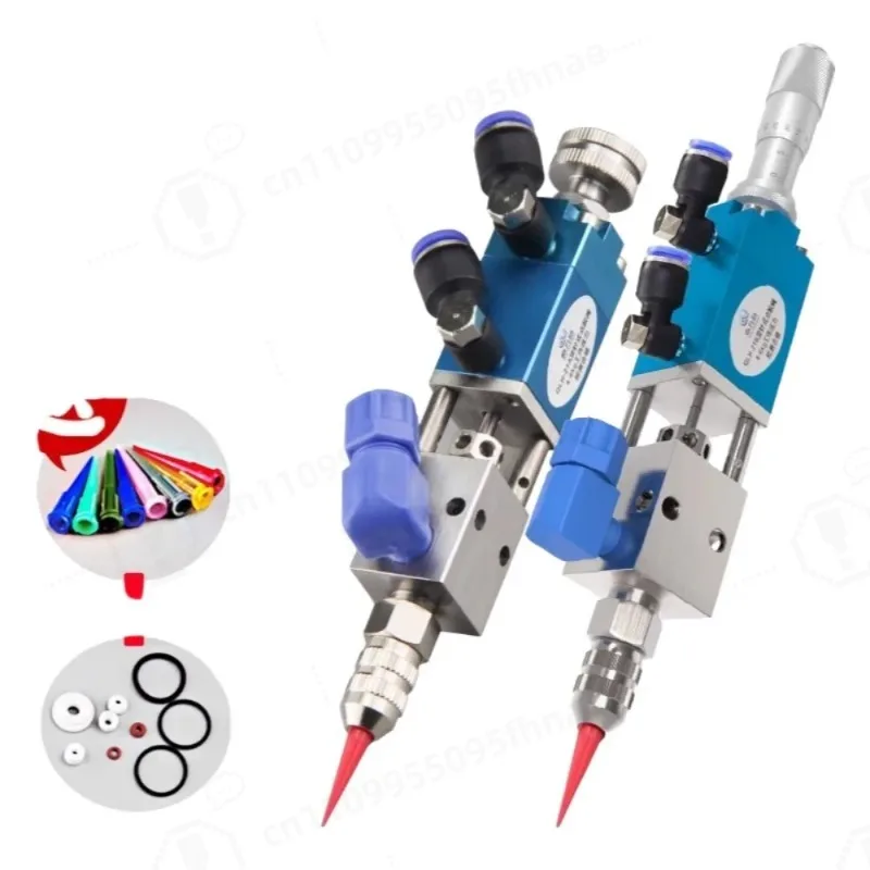 QLH-21A Pneumatic Precision Thimble Dispensing Valve UV Glue Dispenser Valve 0.01ml Y