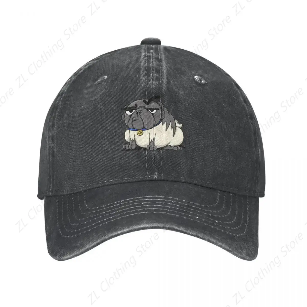 Miserable Mister Max the Pug Cowboy Hat Golf Hat Man tea Hat Golf Women Beach Fashion Men's