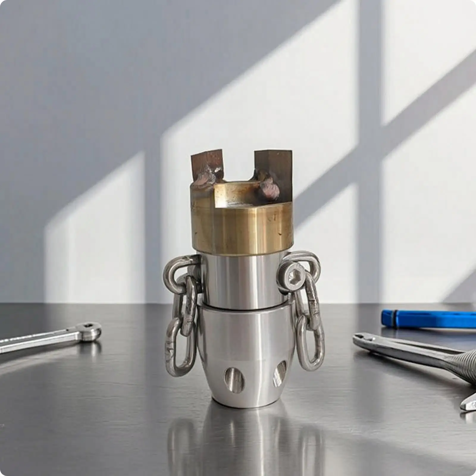 Drain Cleaning Nozzle Compact Nozzle with Chain Multi-Scene for Plumbers