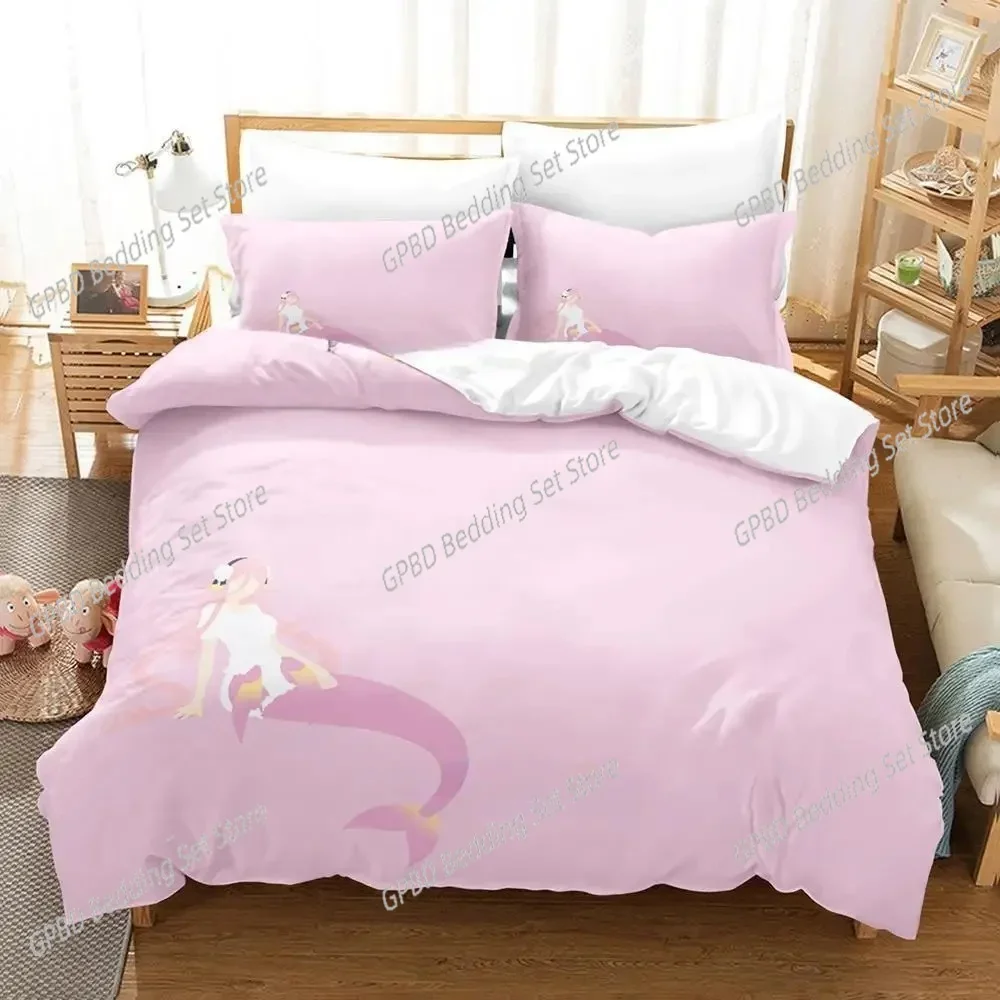 Monster Musume Bedding Set Single Twin Full Queen King Size Bed Set Adult Kid Bedroom Duvet cover Sets 3D Anime Bed Sheet Set