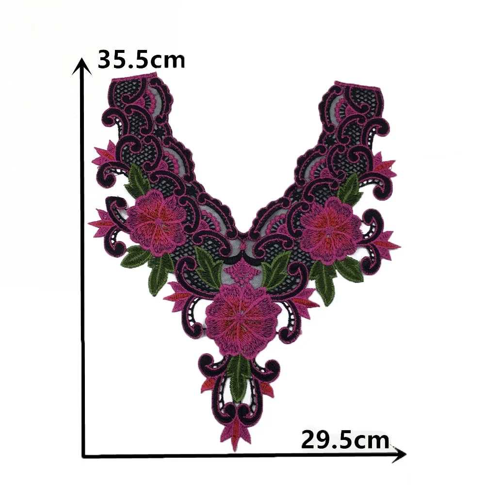 Lace fake collar chest applique fabric decoration home textile clothing DIY craft supplies material accessories 1 piece for sale