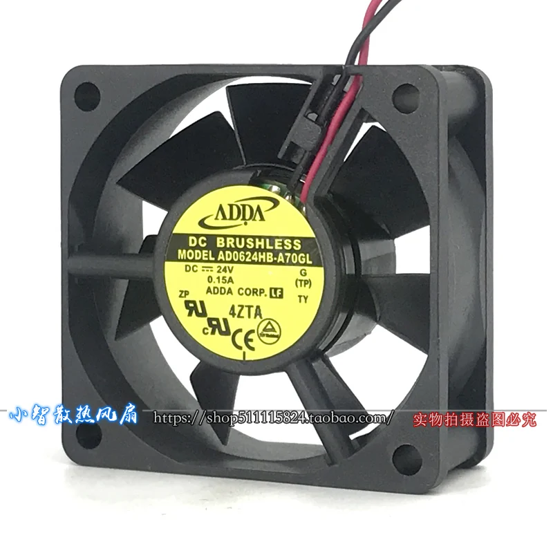الأصلي AD0624HB-A70GL 24V 0.15A 6025 60*60*25 مللي متر جديد مروحة التبريد المبرد #2