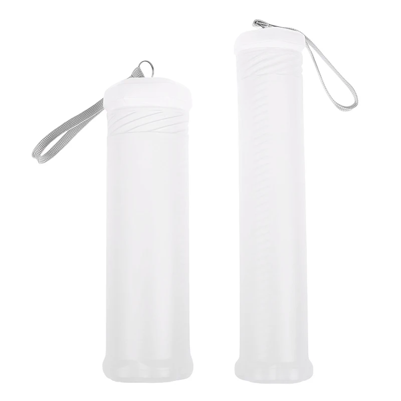 Transparent PP Portable Adjustable Cylinder Pencil Case Pen Holder Student Stationery Organizer image 3