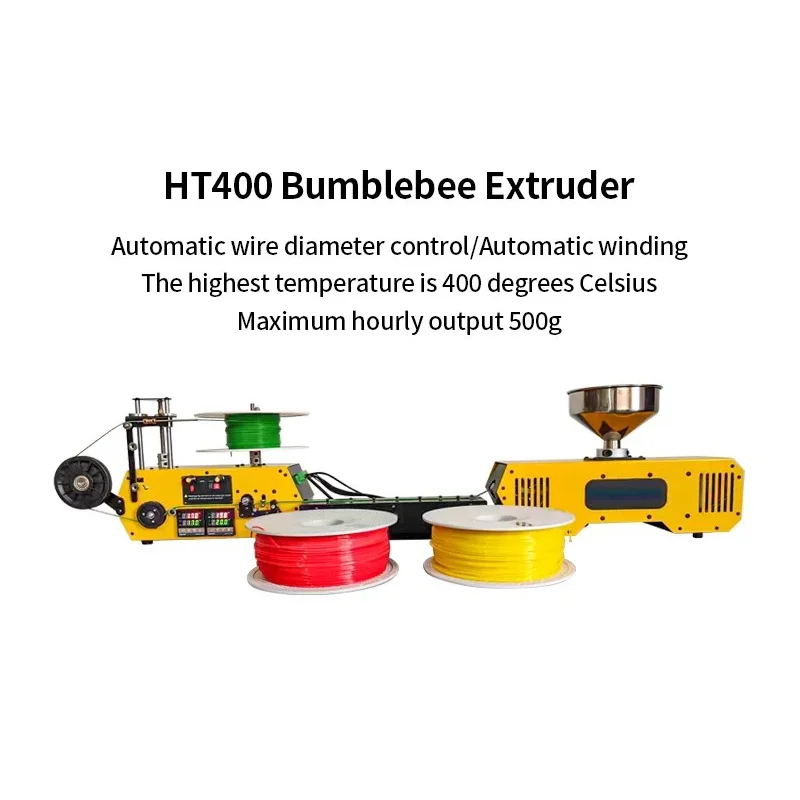 ZTEN HT400 Bumblebee Extruder Automatic Wire Diameter Control Winding Extrusion Tools for 3D Printing Filament PLA PETG PA ABS