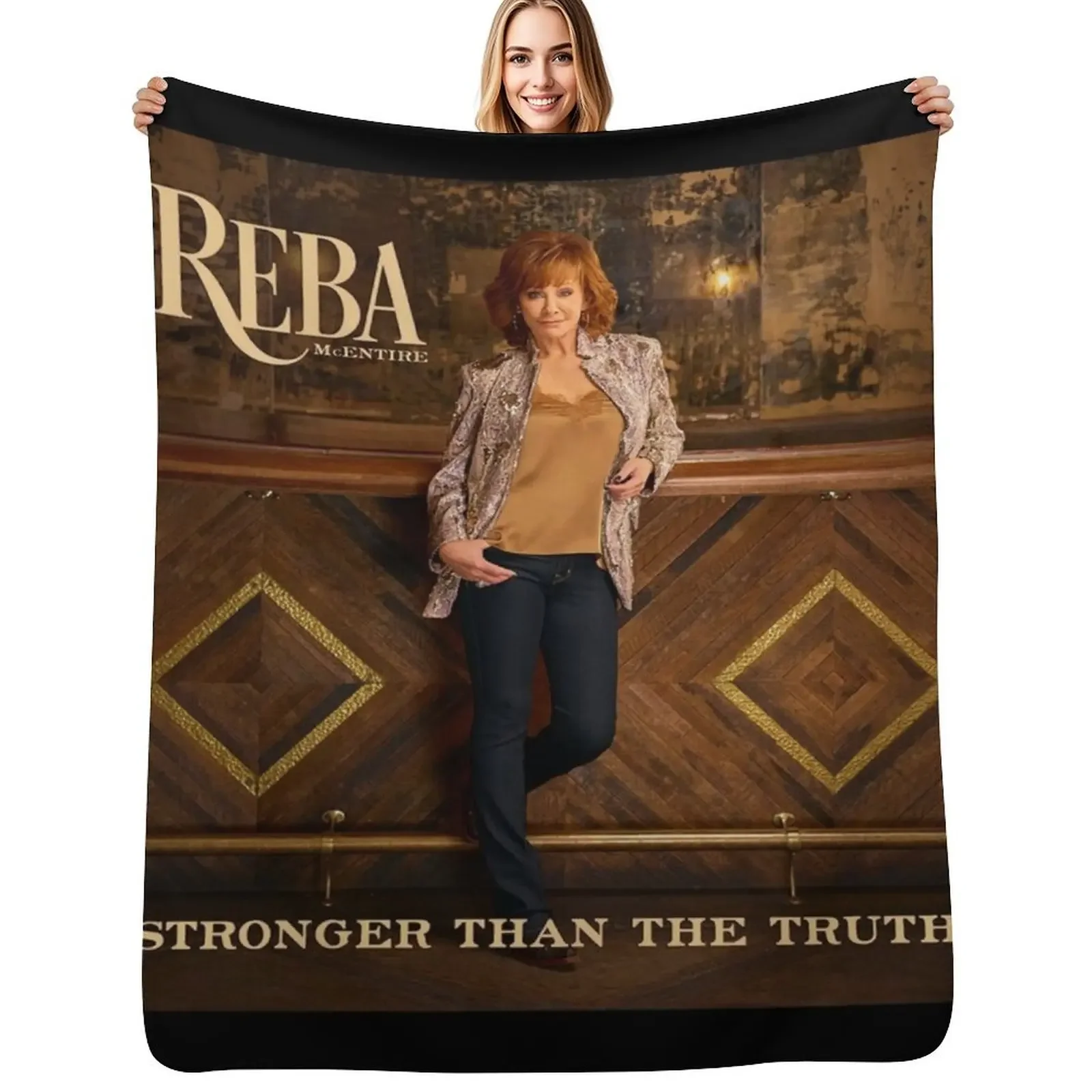 

Stronger than the truth Throw Blanket warm winter Comforter valentine gift ideas Blanket