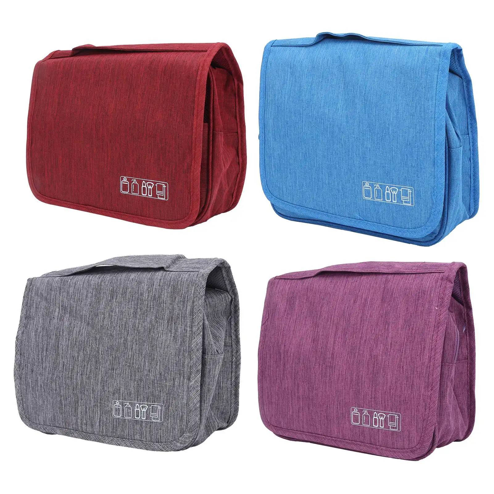 

Portable Make Up Bag Large Capacity Camping Storage Bag Moisture Proof Dust Proof Travel Pouch