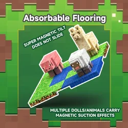 Magnetic world Magnetic animal Building block magnetic block variety match boys and girls children puzzle magnetic toys