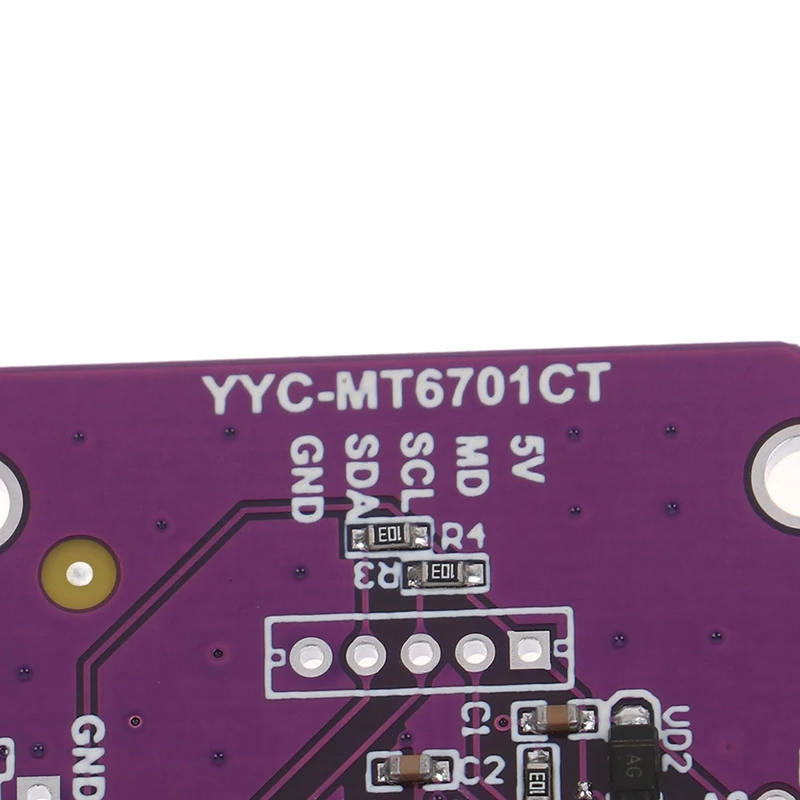 Codificador magnético MT6701-22, módulo de Sensor de medición de ángulo de inducción magnética, reemplazo de alta precisión de 14 bits AS5600