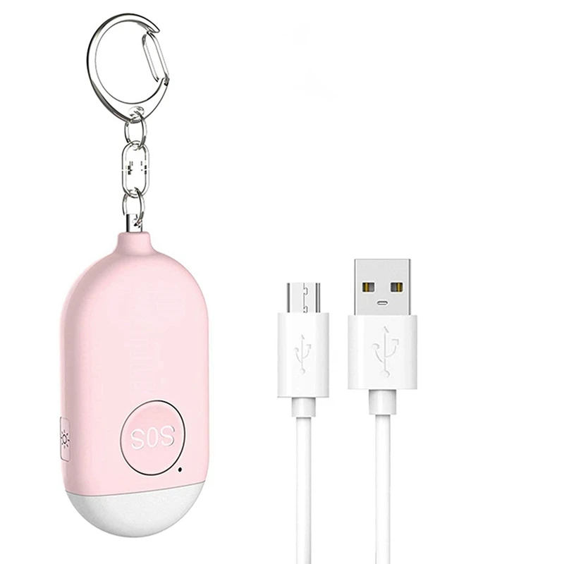 

2025 New-3X Personal Alarm Rechargeable Waterproof Emergency Self Defense SOS Alert Rape Whistle Safety Siren For Women