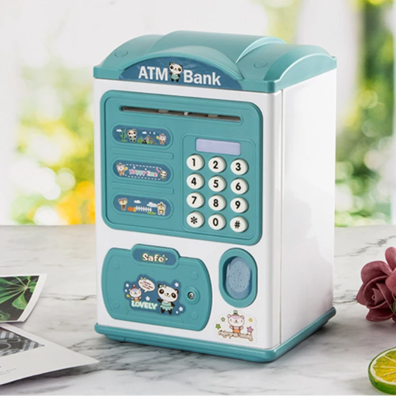 Tirelire B68A, empreinte digitale de pièces de monnaie avec mot de passe, boîte d'épargne électronique, banque d'épargne de pièces de monnaie automatique, banque d'épargne ATM