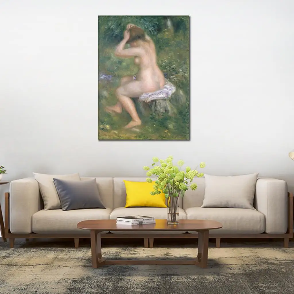 oil reproductions of famous Pierre Auguste Renoir paintings A Bather Hand-painted High quality