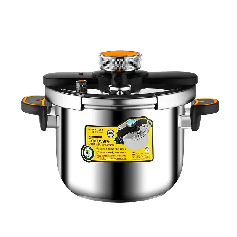 

Select Hot Model 304 Stainless Steel K-type Pressure Cooker Thickened Explosion-proof Knob Type Pressure Cooker for Home Use