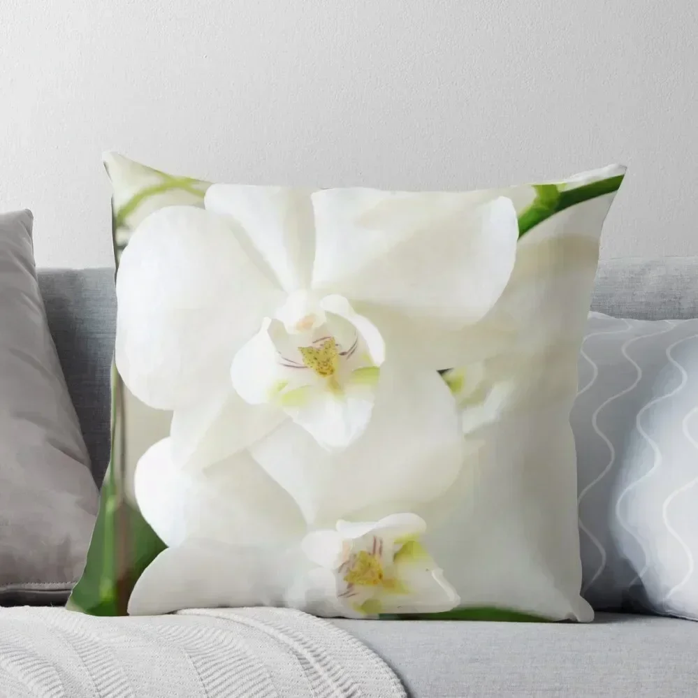 

Gorgeous white orchids Throw Pillow Pillow Decor Christmas Pillow Cases