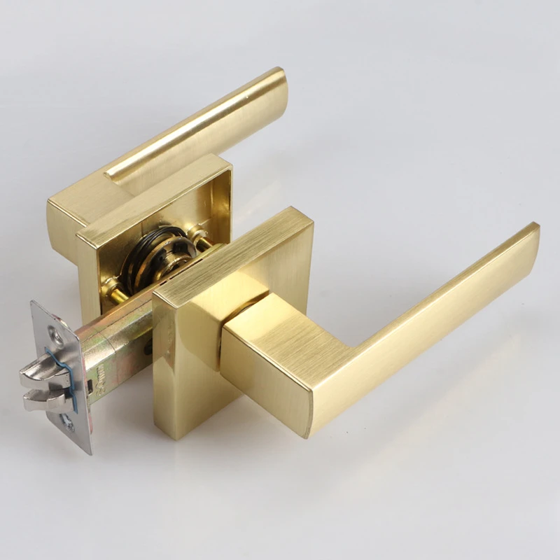Passage door lock, living room door, fire door lock, bathroom wooden door three-bar lock