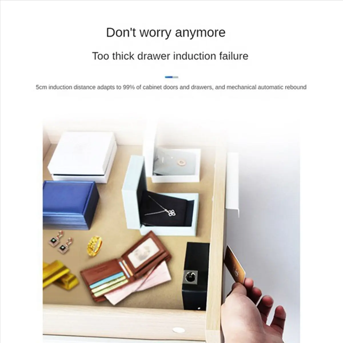 【2026 TOP Global】Smart Wood Door Lock Keyless Electronic Lock IC Card TTlock App Unlock Cabinet Locker Furniture Drawer Lock