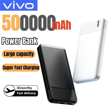 VIVO 500000mAh Portable Power Bank 120W Large Capacity Super Fast Charging Powerbank…