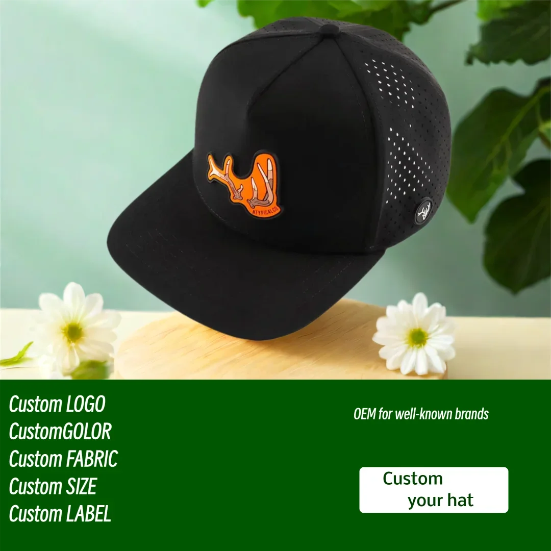 2026-new-high-quality-breathable-5-panel-baseball-cap-waterproof-adjustable-outdoor-sports