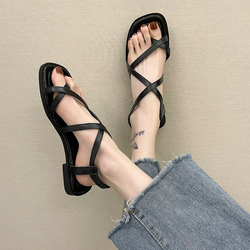 

Women Sandals 2024 New Men Summer Footwear Plus Size 43 Ladies Flat Sandal Female Casual Beach Shoes Ladies Comfortable Flipflop