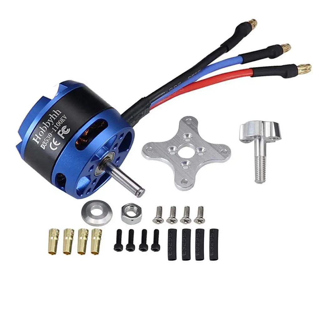 D3530 1100KV Aircraft Model RC Remote Control Aircraft Electric Brushless Motor Traverse UAV Competition Mini Multicopters