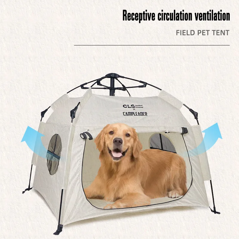 Imagem -04 - Xmsj-portátil Outdoor Pet Tent Totalmente Automático Folding Cat e Dog Kennel Impermeável e à Prova de Sol Car Camping Tent