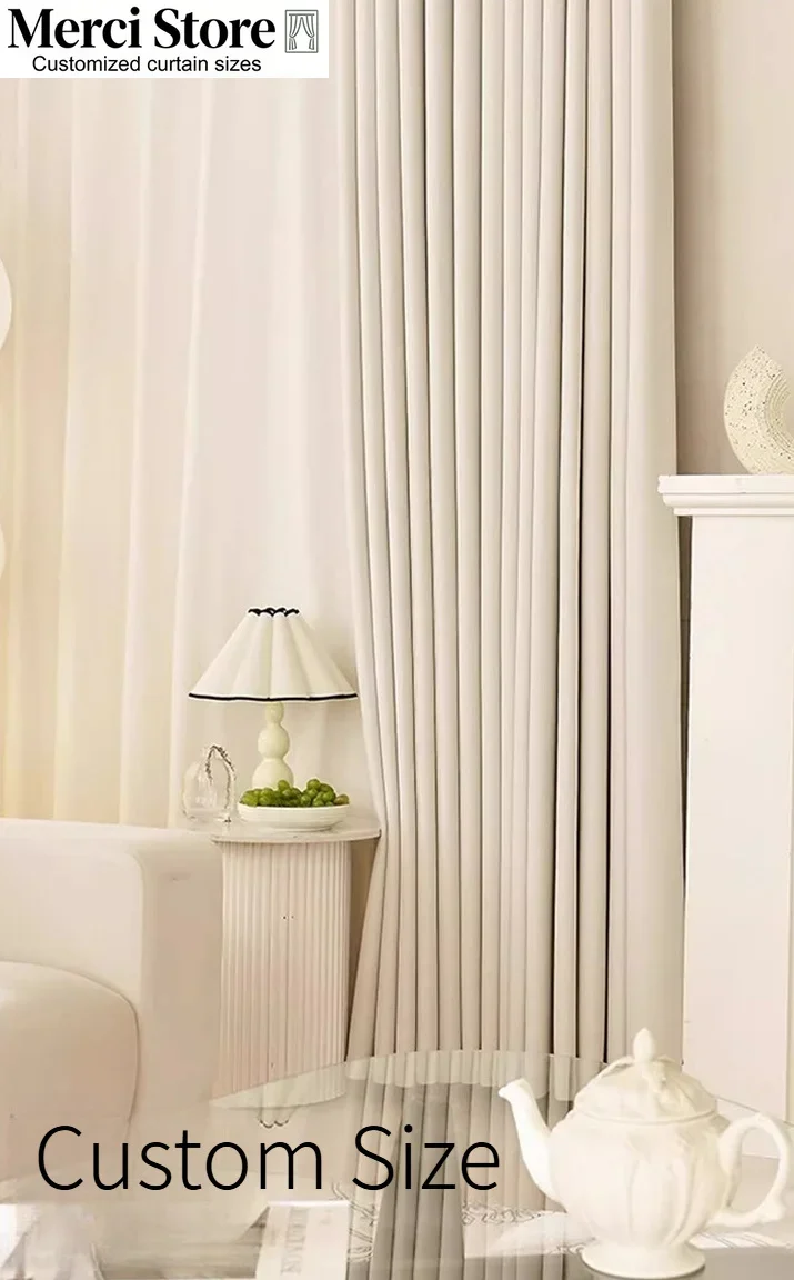 Customized Sunscreen Sunscreen Sunil Affordable Hotel School Rental Room Curtains for Living Dining Room Bedroom Blackout Window