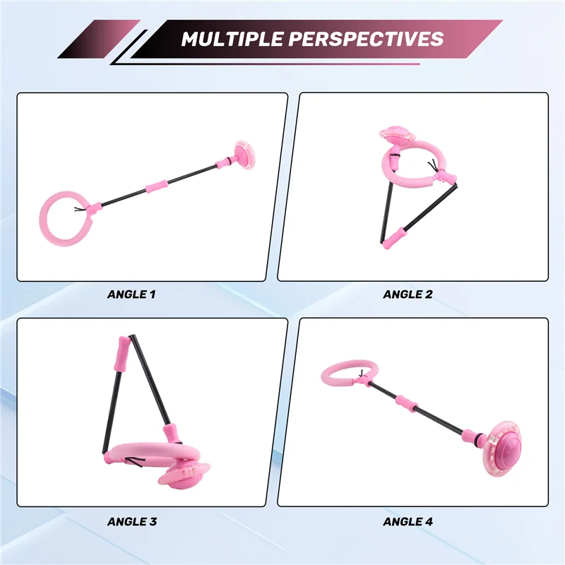 

A64T-Pjump Ball Ink Ankle Skip Ball Мигающий шар-качалка с мигающими огнями, игрушка Skip It для детей в помещении и на открытом воздухе