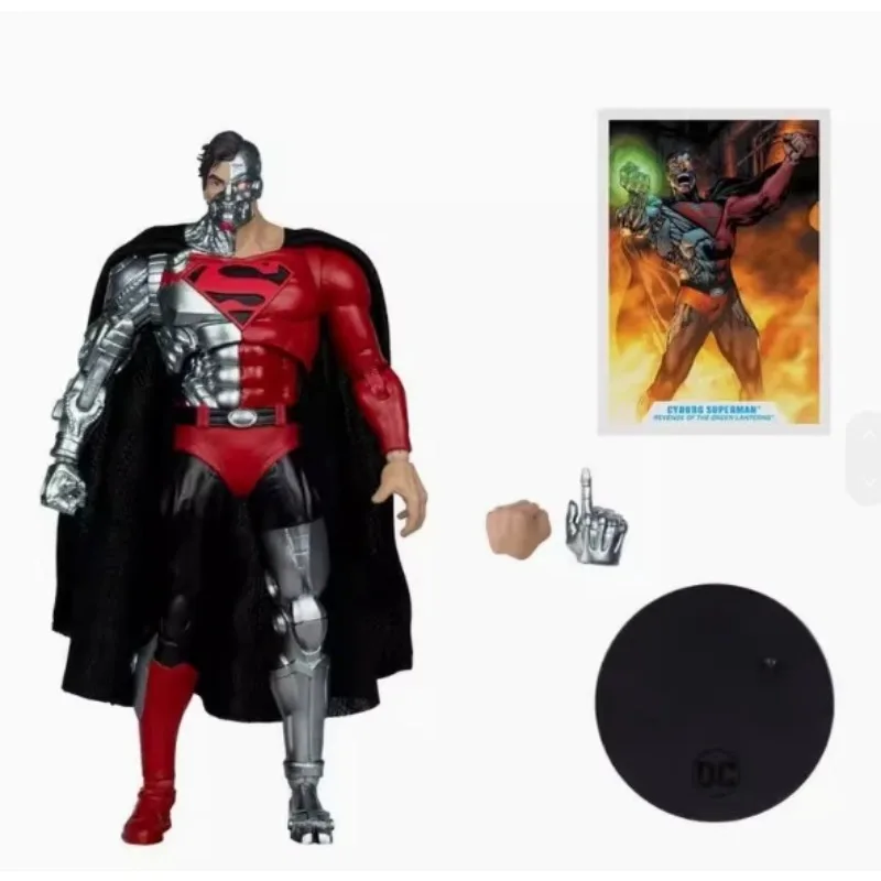 

In stock STRANGE LIVES 7in Figure with Comic Punchers Superman Cyborg (Kingdom Come) Action Figure Toy Gifts Collection