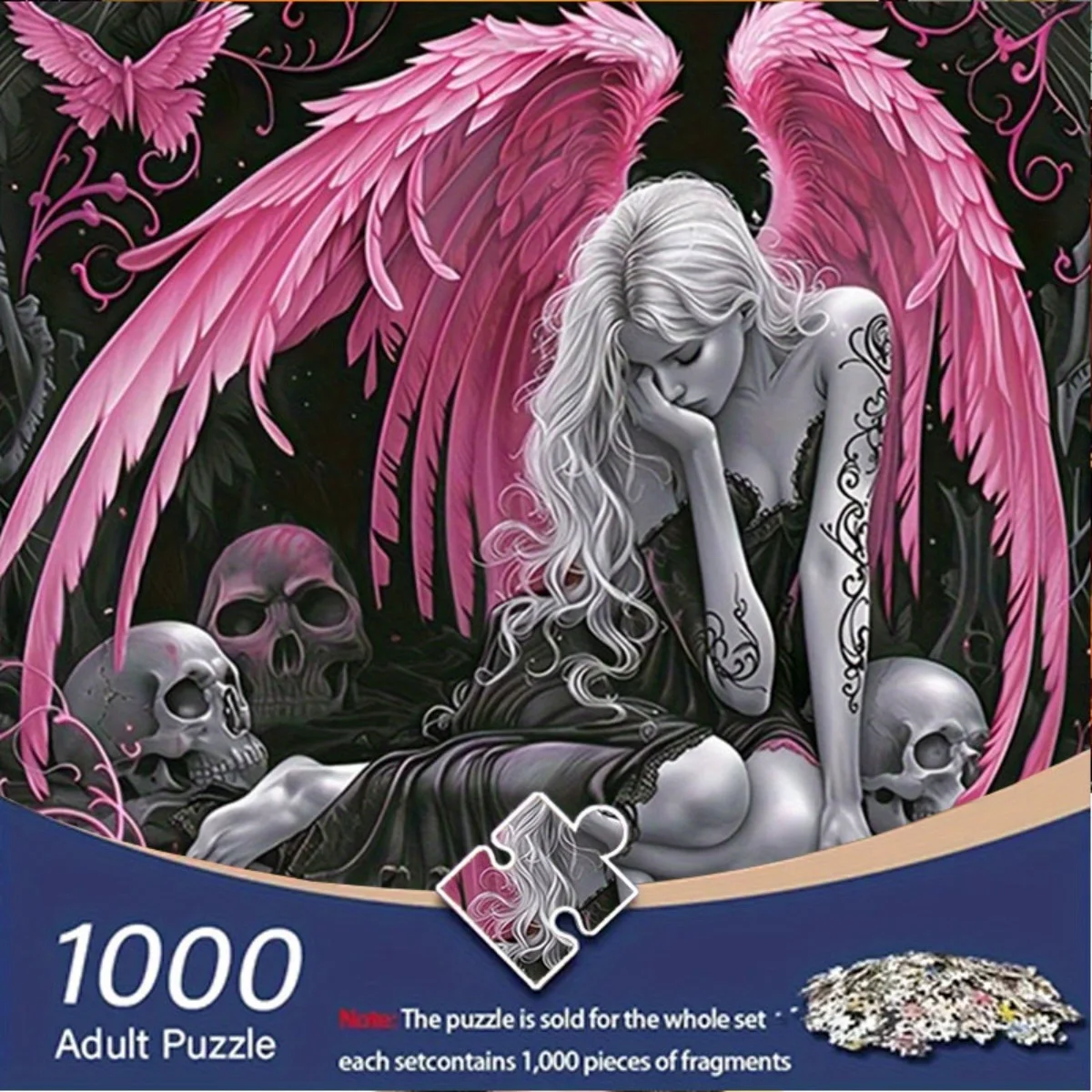 

1, 000pcs puzzle-fashion fallen angel- funny creative decor- home bedroom living room bathroom- hotel cafe office tOil Paintin