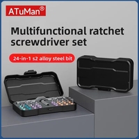 DUKA Atuman RS1 Ratchet Screwdriver Set 24 in 1 Magnetic Precision Screwdriver Bit Screwdriver DIY Household Repair Tool