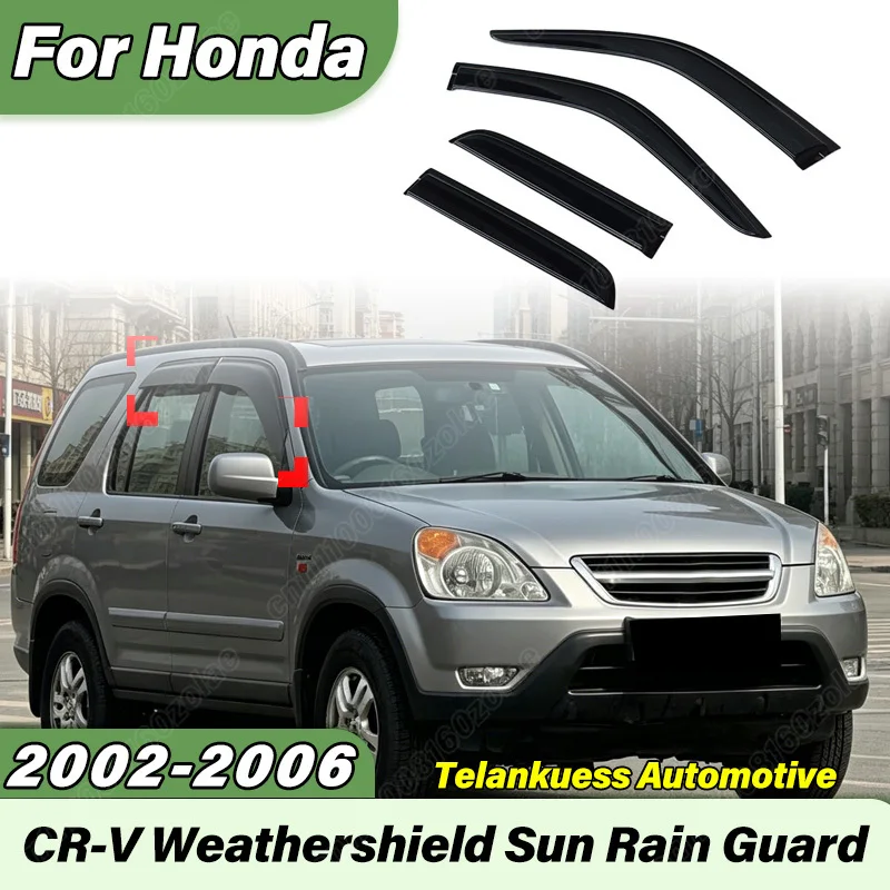 

For HONDA CR-V 2002 2003 2004 2005 2006 Car Window Windshield SUV Side Window Sunshade Weatherproof Cover Body Modification Kit