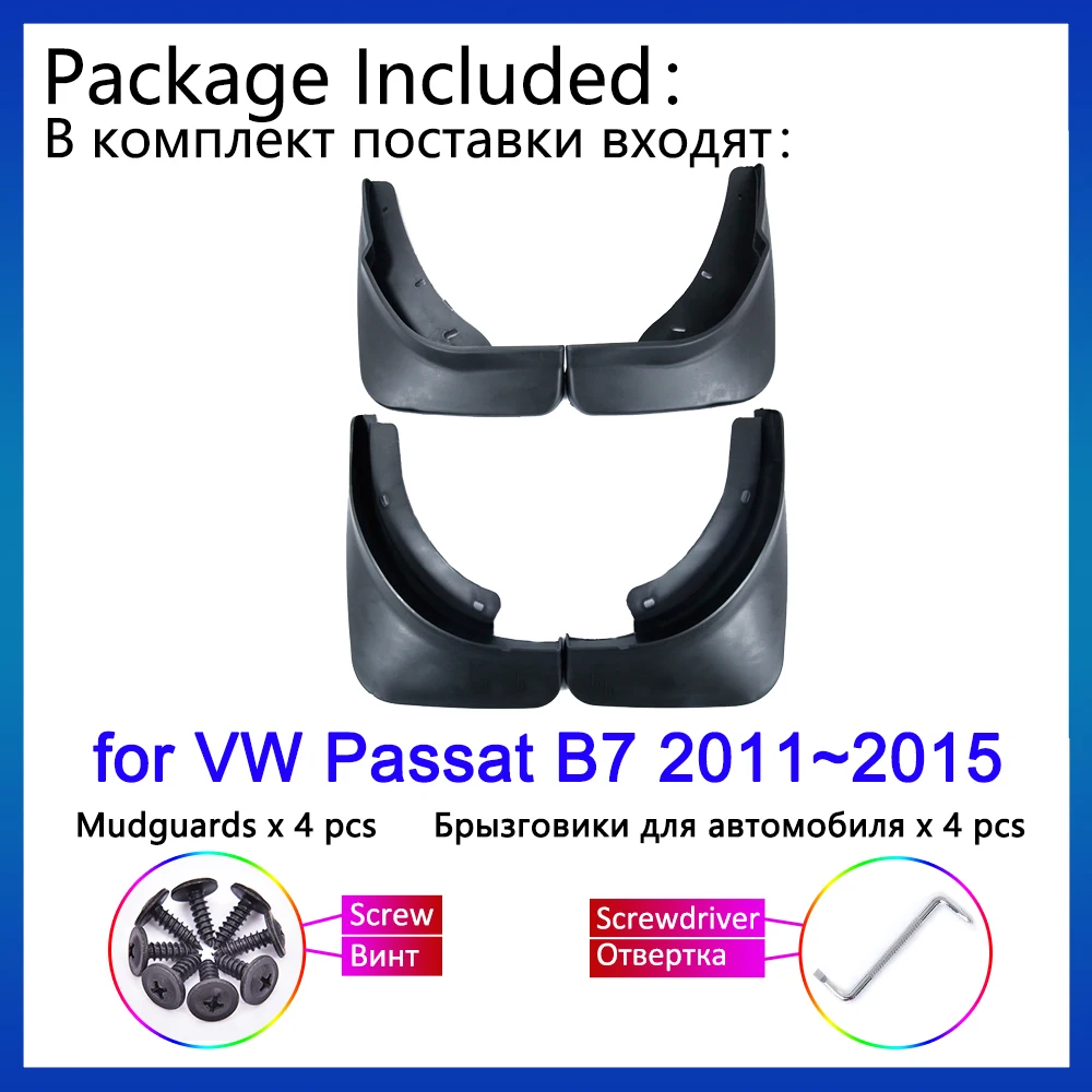 Dla Volkswagen VW Passat B7 2011 2012 2013 2014 2015 błotniki błotniki klapa błotniki błotnik przednie tylne koła akcesoria