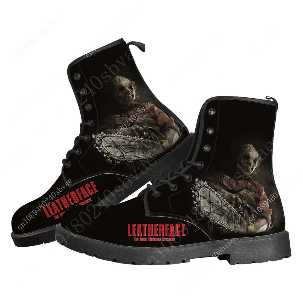 

Texas Chainsaw Massacre Leatherface Flat Boots Z57 Mens Womens Teenager Boot Casual Shoe Couple Customized shoes Sports Shoes