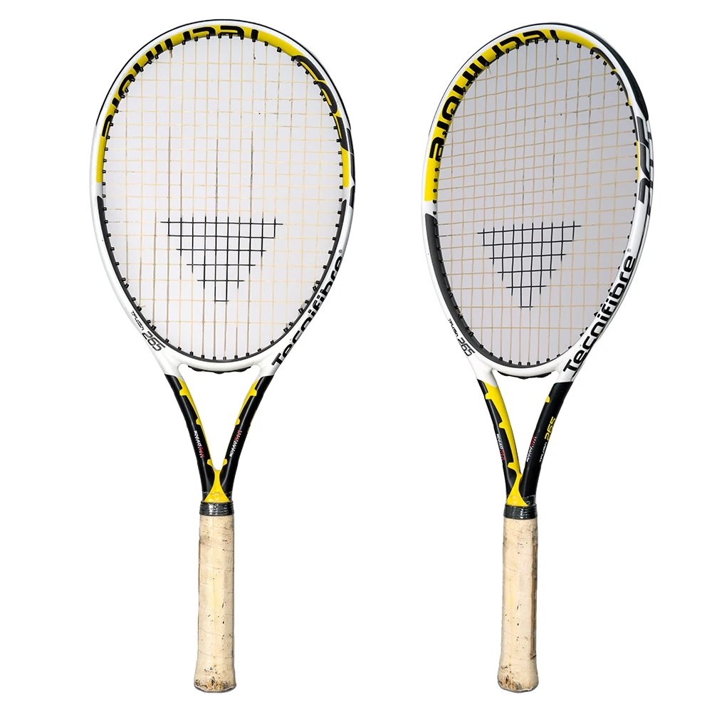 

TecniFibre Tflash 265 Speed G2 288g Shockproof Carbon Fiber Tennis Racquet Light-Weight Fast Control Intermediate Players