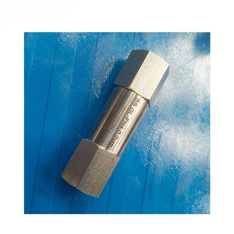 316 Stainless Steel Internal Thread Filter 5um Internal Thread Straight Through Filter Valve