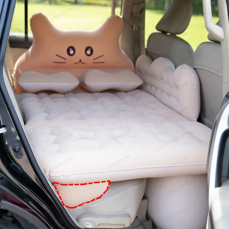 Rear Seat Air Mattress for Car, Inflatable Sleeping Bed for Kids & Adults, Travel Sleep Artifact