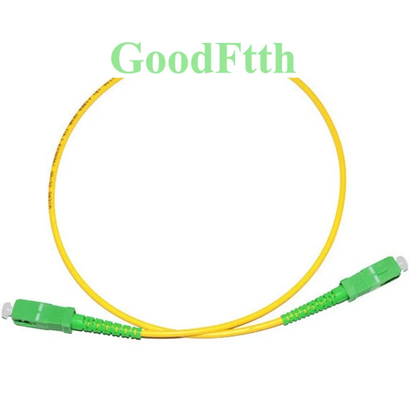 

Fiber Patch Cords Cables SC/APC-SC/APC SM G657B3 Simplex 1m 2m 3m 4m 5m 6m 7m 8m 10m 15m GoodFtth Patchcords Jumpers 50pcs/Lot