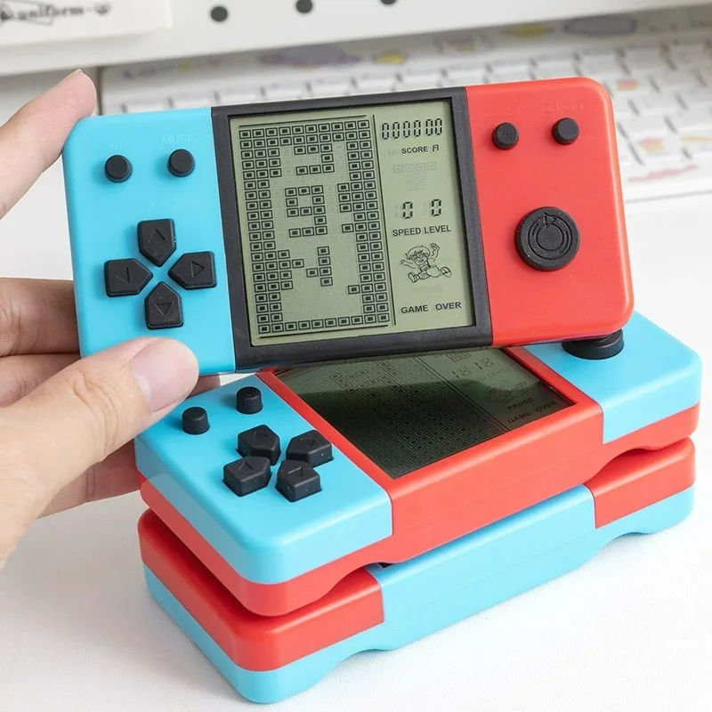 New 3.5-inch handheld video game console Classic Tetris nostalgic large-screen portable handheld without battery