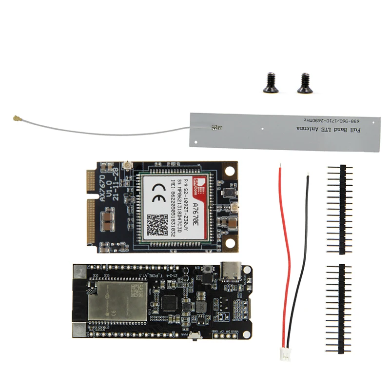 T-PCIE ESP32-WROVER-B 4MB CH9102F Q101 WIFI Bluetooth Development Board With A7608E-H A7670E A7608SA-H A7670SA