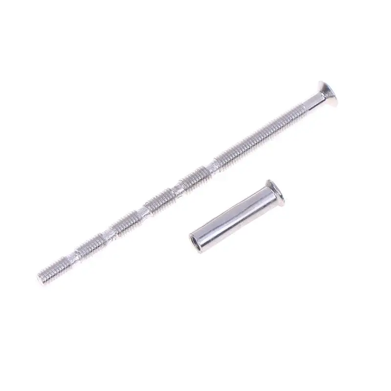 10/20/30 Pz Argento Maniglia Della Porta Viti Set Maniglia Della Porta Bullone Attraverso Fissaggi Per Maniglia Della Porta Manopole serratura della porta viti metalliche Hardware