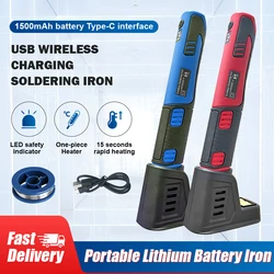 USB Cordless saldatore elettrico penna di saldatura portatile batteria al litio ricaricabile riscaldamento interno saldatore strumento di saldatura