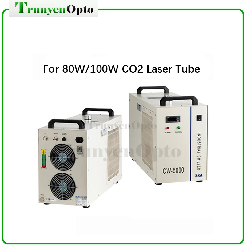 CW 5000 Water Chiller 100W 80W CO2 Laser Tube RECI EFR CNC S&A  Laser Engraving Machine Cooler Spindle Motor Cooling