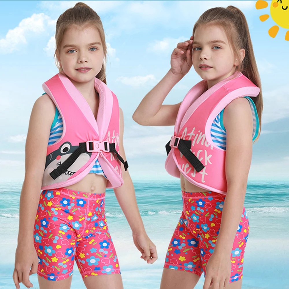 

New Children's Swimming Buoyancy Vest Neoprene Life Jacket Children's Baby Foam Floating Clothes Swimming Ring Safety Vest