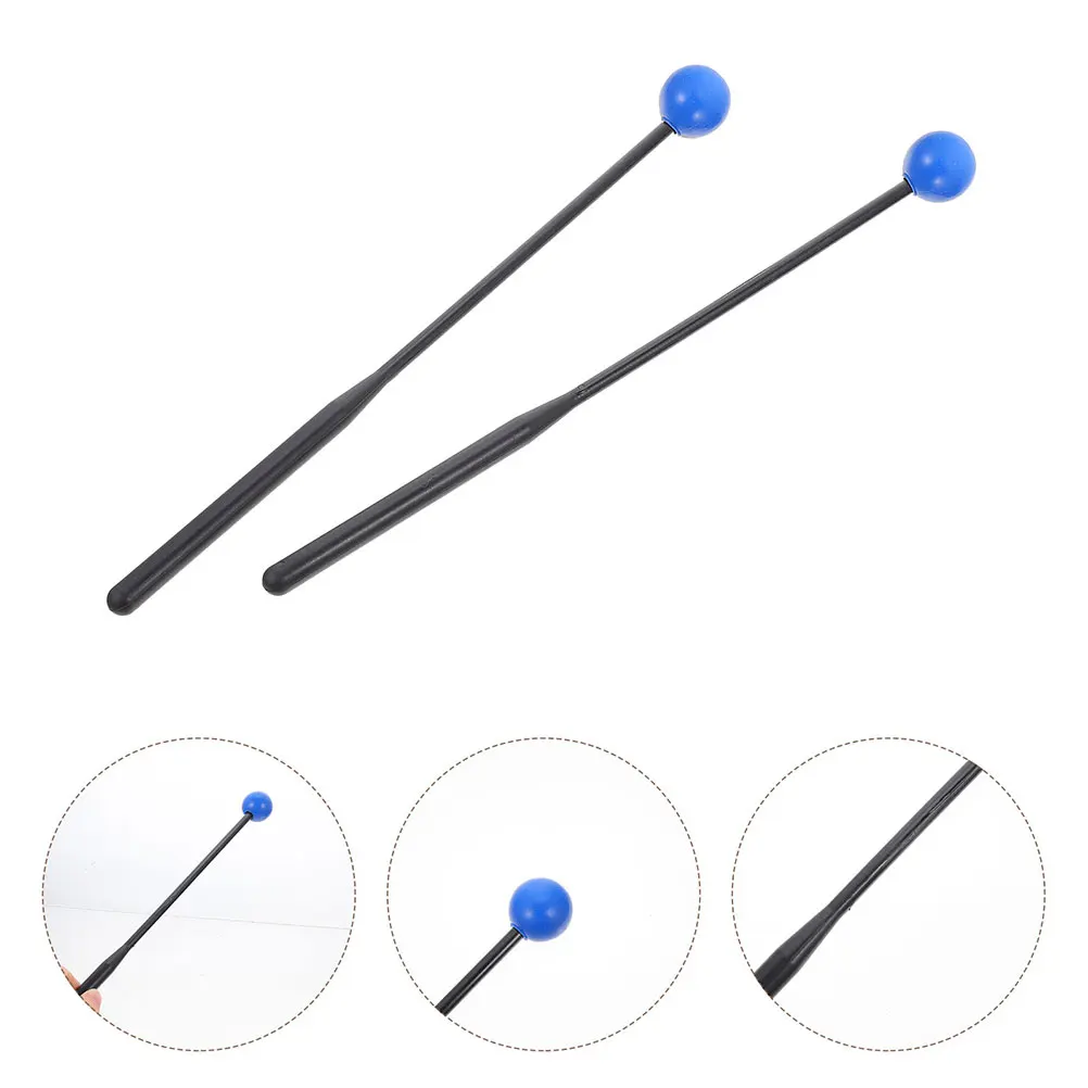 

2 Pairs 's Drumsticks Xylophone Percussion Rubber Instrument Accessories